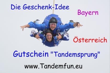 Tandem Fallschirmspringen Zell am See-Kaprun in Österreich nähe Salzburg