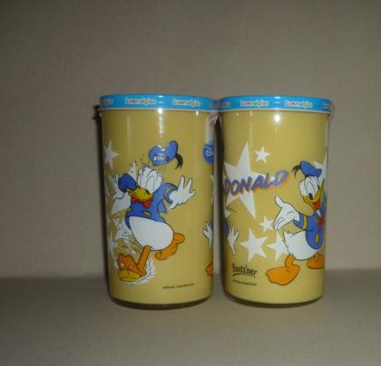 Bautzner Donald Duck Senf im Trinkglas - Sammelglas