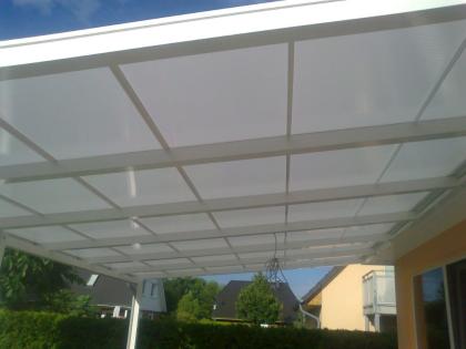 # Überdachung 5 x 4 M - aus Alu und Policarbonatplatten - von BLASK ® aus Polen 
