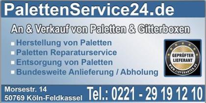 Ganze Europaletten gegen Defekte 