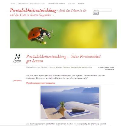 Persönlichkeitsentwicklung - seine Persönlichkeit gut kennen - Charisma, 