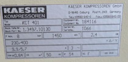 Kaeser KCT 401 Kolbenkompressor