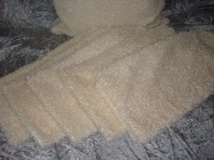 2 Kissenhüllen - Bezüge in beige - Glanzgarn