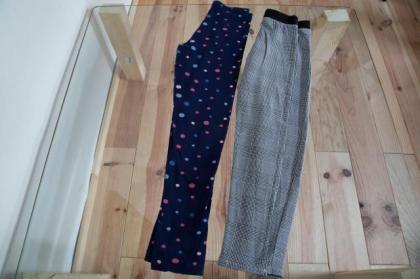 2x Größe 134 zwei Stück WIE NEU Leggings Mädchen Kinder Klamotten Set Hose