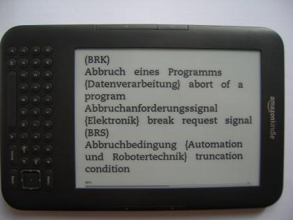 Mit ebook im Urlaub / am Strand Uebersetzungen lernen: LESEPROBE zu Woerterbuch-