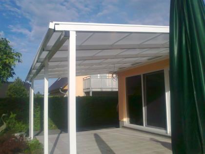 # Überdachung 5 x 4 M - aus Alu und Policarbonatplatten - von BLASK ® aus Polen 