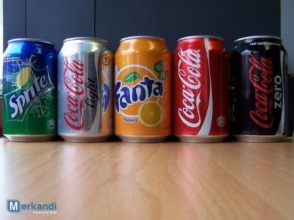 Coca Cola, Fanta,CCola light 33cl Dosen deutsch mit und ohne Pfand-AT