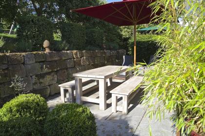 Stabile Bauholz Gartenbank Gera von www.exklusivdutchdesign.de
