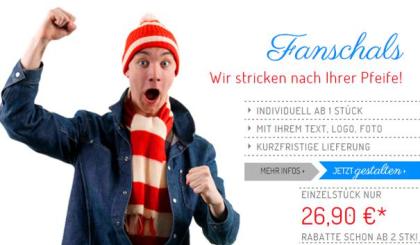 Fanschals & Decken gestrickt schon ab 1 Stück