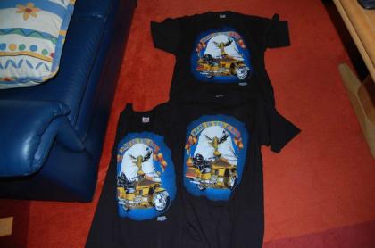 3 NIEGELNAGELNEUE GOLDWING T-SHIRTS zu verkaufen