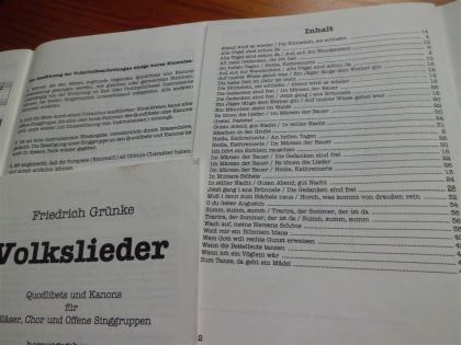 36 VOLKSLIEDER Quodlibets+Kanons