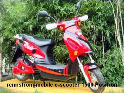 E scooter 1500 Positron rennstrom-mobile