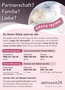 Mediale Beratungen *GRATIS* mit Hilfe der Hellsicht und Karten