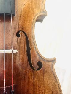 Schön geflammte alte  4/4 Geige Violine sehr guter Klang