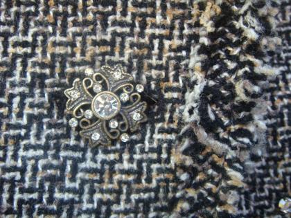Herbst-Winter-Kostüm von Madeleine mit Glitzersteinen Größe 19