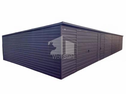 Blechgarage 15x6m Fertiggarage Stahlgarage Gartenschuppen ID202