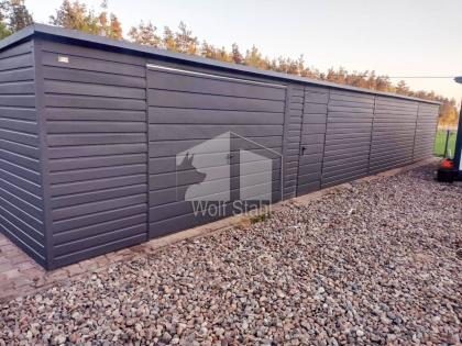 Blechgarage 15x6m Fertiggarage Stahlgarage Gartenschuppen ID202