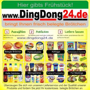 WwwDingDong24de - bringt Ihnen frisch belegte Brötchen