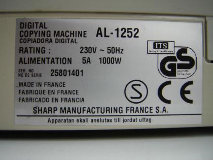 Laser Drucker SHARP AL-1252 in OVP
