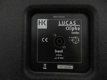 HK Audio Lucas Alpha Top Zustand Schutzhüllen + Stative