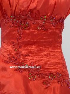 Abendmode Online Langes Abendkleid in Rot von Modekarusell