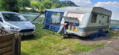 Parzelle Campingplatz direkte Wasserlage