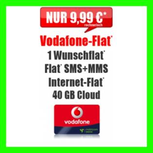 Vodafone Flat 4 You Aktion 9,99