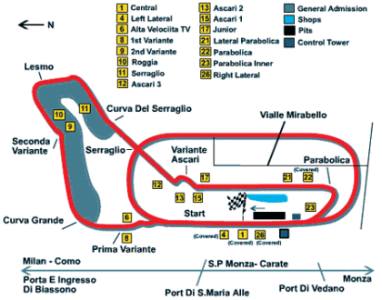 Formel 1 Vip Tickets für den GP von Monza2021( WE Tickets) 06.09.-08.09-0.7978