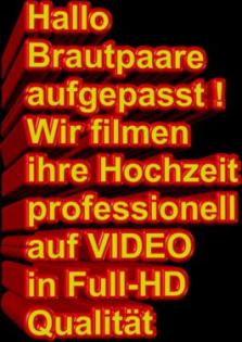 SIE MÖCHTEN FÜR IHREN HOCHZEITSVIDEOFILM NUR 600 EURO AUSGEBEN, DANN LESEN SIE