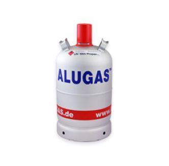 2x Alugas Standard Brenngasflasche mit Griffen je 11kg