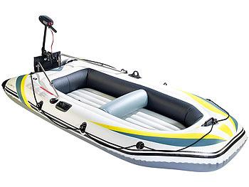 Schlauchboot MIT MOTOR! Perfekt für Urlaub/Camping/Fischen/Angeln/Outdoor/Bundes