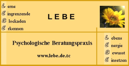 Psychologische LebensBeratung            / die etwas andere Beratungspraxis 