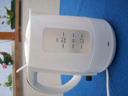 NEU Wasserkocher 1 Liter,weiß von TCM Tchibo,Kabel