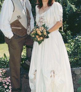Wunderschönes Brautkleid im Landhausstil 