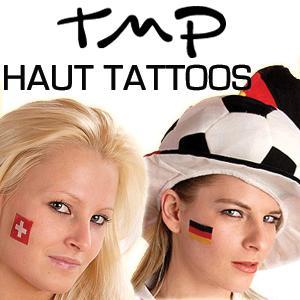 Karneval, Fastnacht, Fasching2021 - Haut Tattoos für Ihren Verein und Auftritt