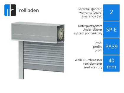 Unterputzrolladen Vorbaurolladen Aluminium Rollladen - nach Mass!