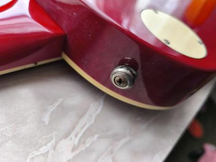 Linkshänder E-Gitarre von JD Brothers mit Verstärker