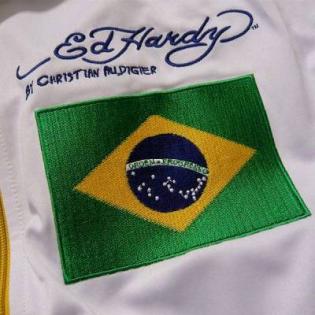 ED HARDY Track Jacket Brazil Men - stark reduziert