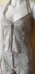 2 teilig: Schlangenlook, Top & Hose, sexy Ensemble