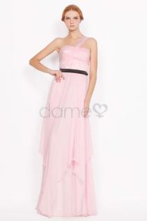 Chiffon bodenlanges Abendkleid - Dameo.de