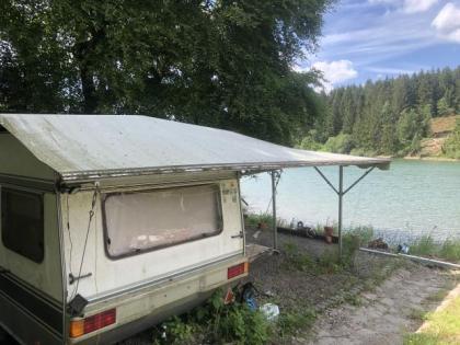 Überdachung für Wohnwagen und Vorzelt