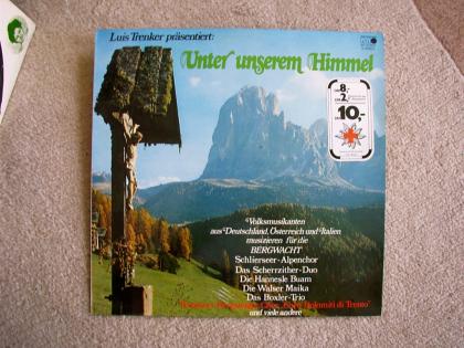 Lang Spielplatte  ( LP )  Volksmusik aus  - 3 -  Ländern   Deutschland - Österre