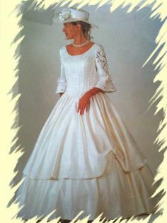 Exklusives frz. Brautkleid
