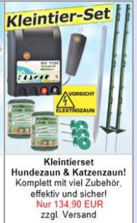 Elektr. Weidezaun- Komplettset günstig