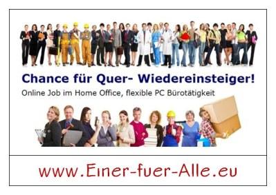 Home Office Job für Quereinsteiger – wir bilden Sie aus! (Teilzeit / Vollzeit)