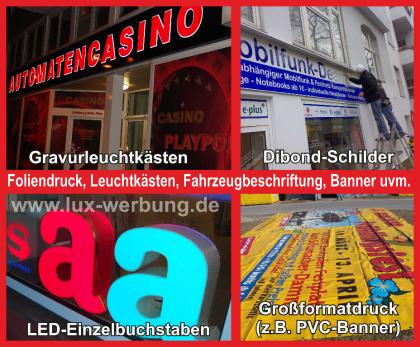 Leuchtwerbung (LED) ab 99€ Bundesweit möglich - Leuchtkasten, Gravurkasten, Buch