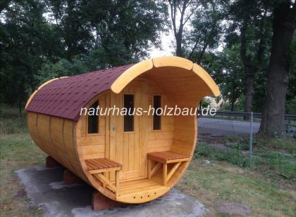 Fasssauna, Saunafass, Sauna Pod, Aussensauna, Gartensauna, Saunapod