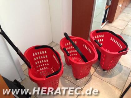 Einkaufstrolley Rot für Supermarkt NEU!
