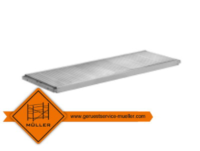 Plettac kompatibel,Rahmentafel mit Alubelag 250/63,Baugerüst, Belagtafel, Gerüst