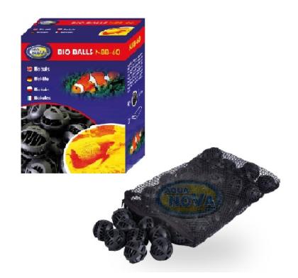 Aqua Nova Bio Balls 60 STK Filtermedium Aquarium Filter Außenfilter Fische Barsc